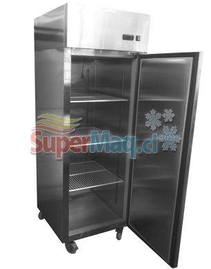Refrigerador de Acero Inox 400 Litros Dual