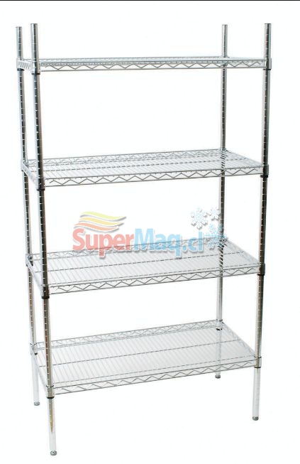 Estanteria Cromada 150x45x160
