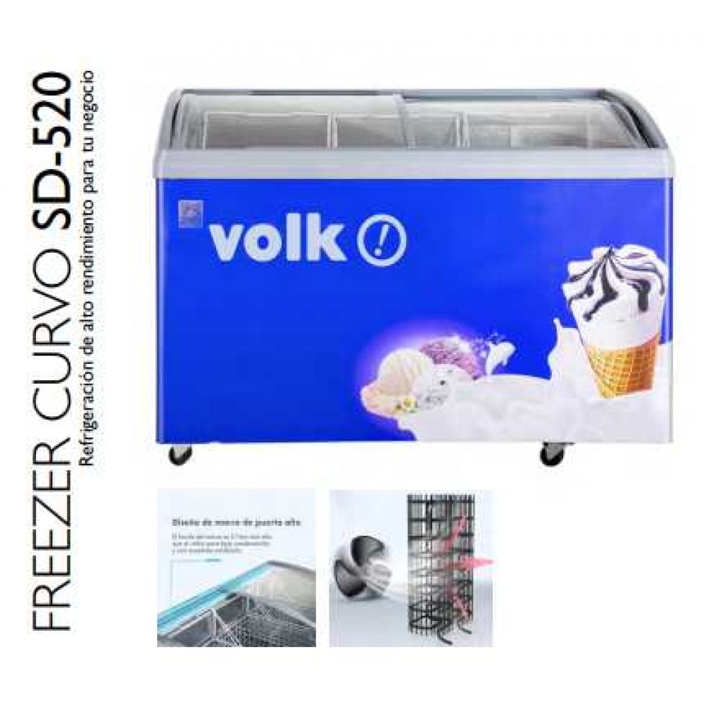 Freezer Curvo SD-520 : Refrigeracion