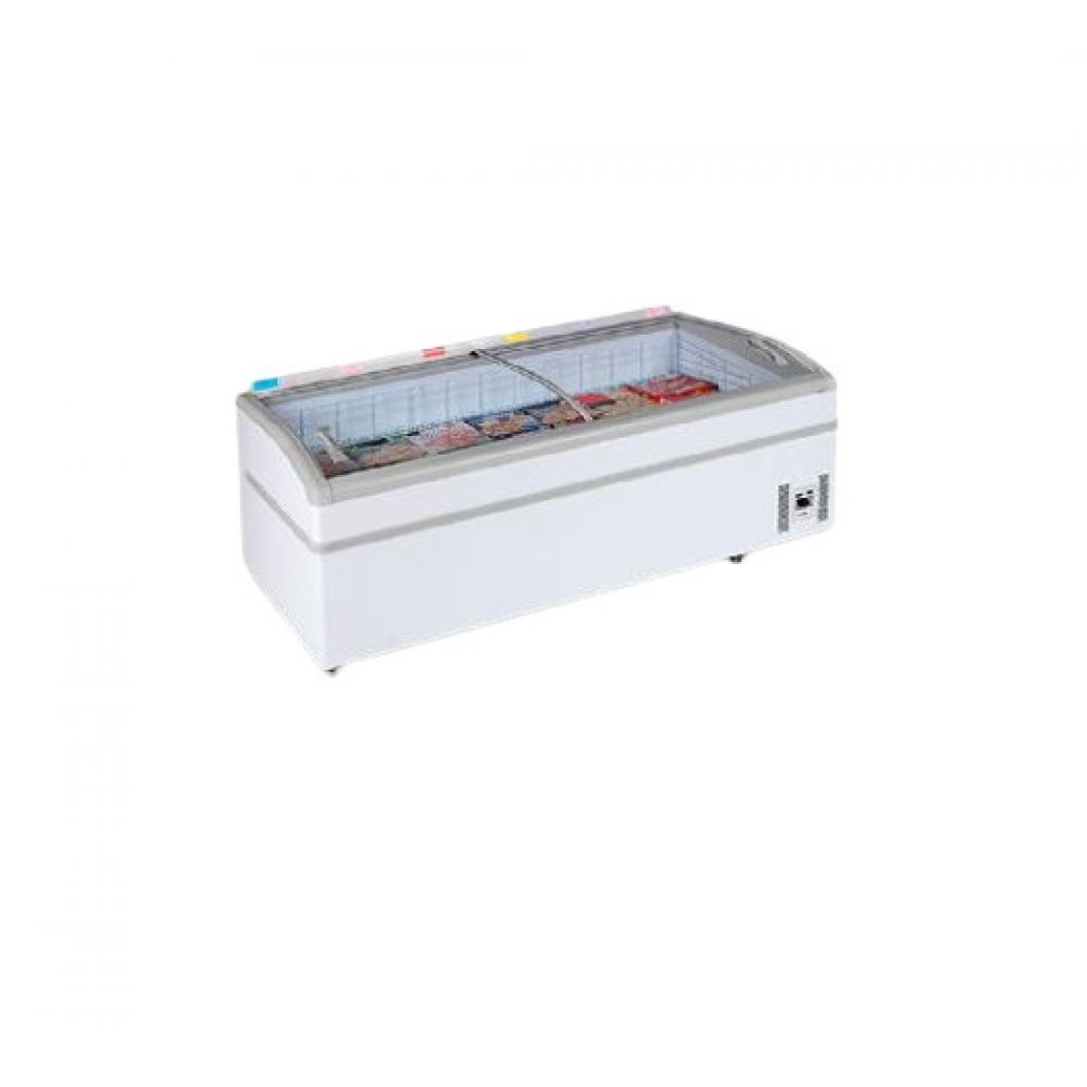 Isla Vidrio Curvo 2.50 Mt : Refrigeracion