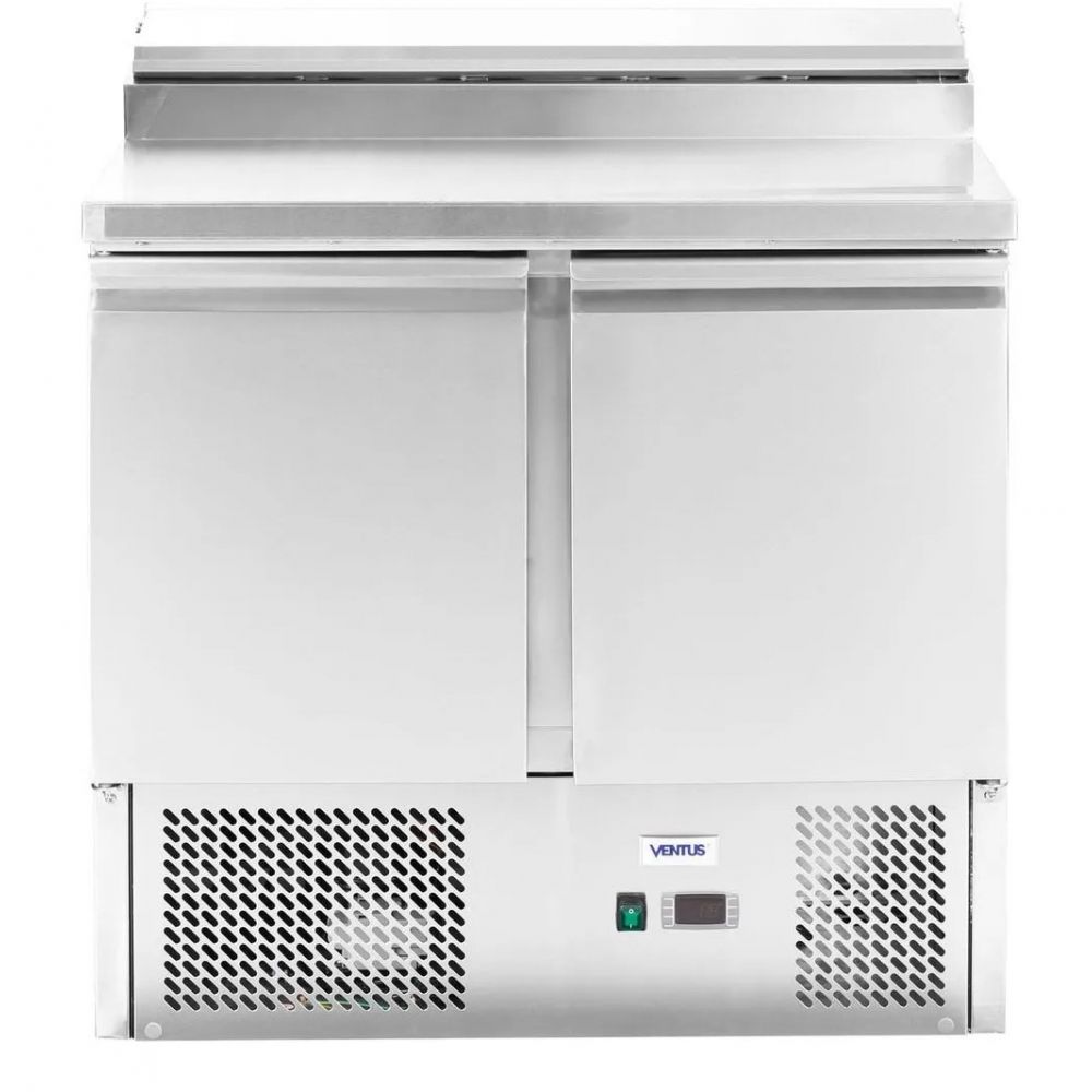 Mesón Saladette 2 Puertas Cubierta Acero Inox : Refrigeracion