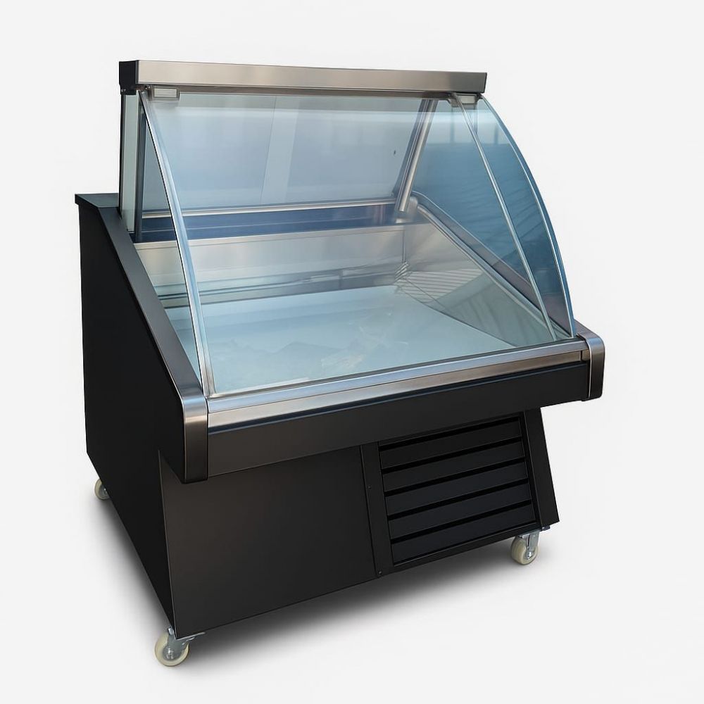 Vitrina Carnicera Vidrio Curvo Modelo Z de 1.00 Mt : Refrigeracion