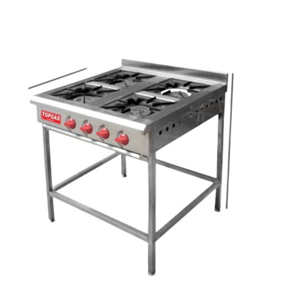 Anafe Industrial 2 Platos Bajo 43x43 cm. GLP Maigas - LA CASITA