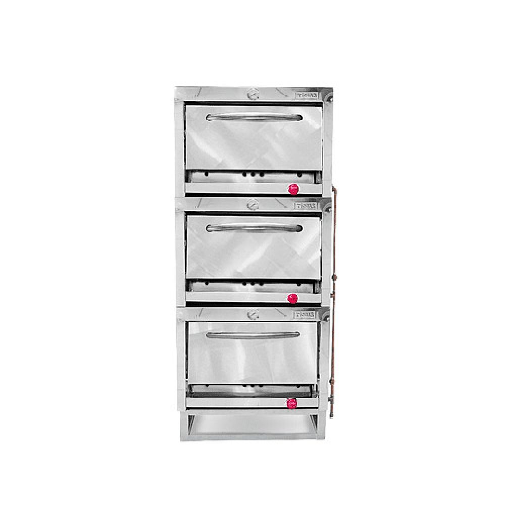 Horno Semi-industrial Linea ECO 3 cámaras de 65 x 65 cm