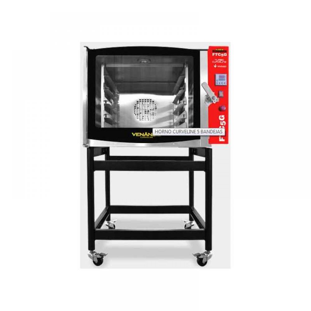 Horno Turbo 5 Bandejas VENANCIO Supermaq - Máquinas Gastronómicas
